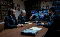 Lawyers in a meeting